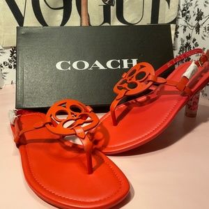 Coach Leather Sandals